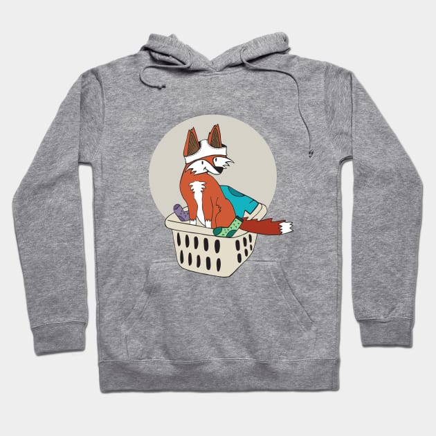 Fox jocks and socks laundry day Hoodie by so_celia